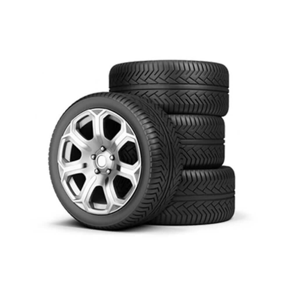 Round Clamp-On Dual Exhaust Tip Wheel & Tire Packages